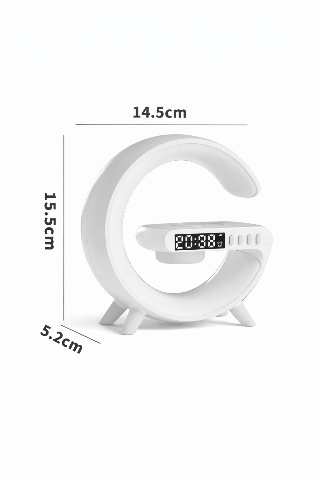 Bluetooth Speaker & Wireless Charging - RGB Sunrise Alarm Clock