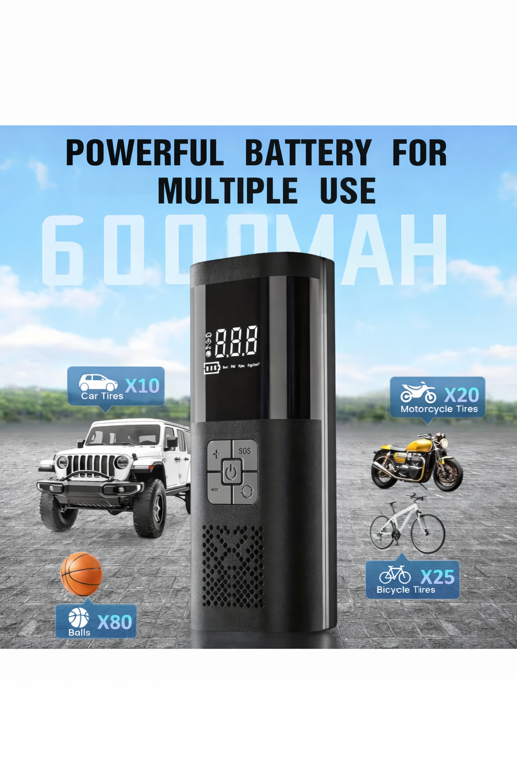 Portable Tire Inflator