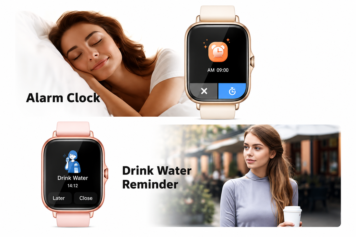 Smart Watch – 4.65cm Full Touch Screen | Call, Fitness & Notifications