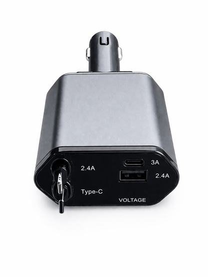 120W Retractable Fast Car Charger