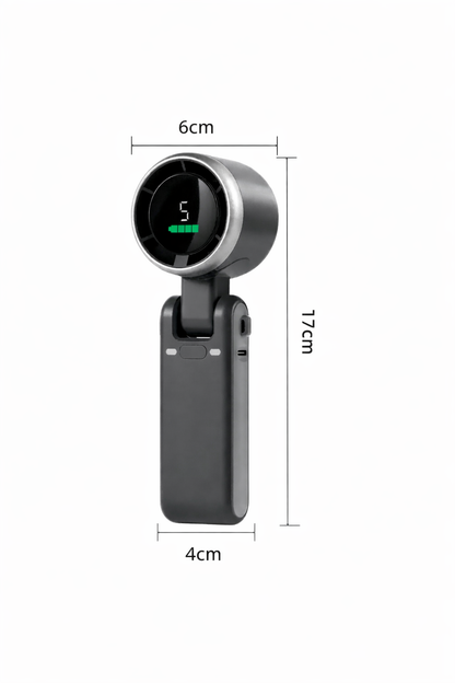 Handheld Fan – Portable Foldable USB Rechargeable, 5-Speed Ultra Quiet