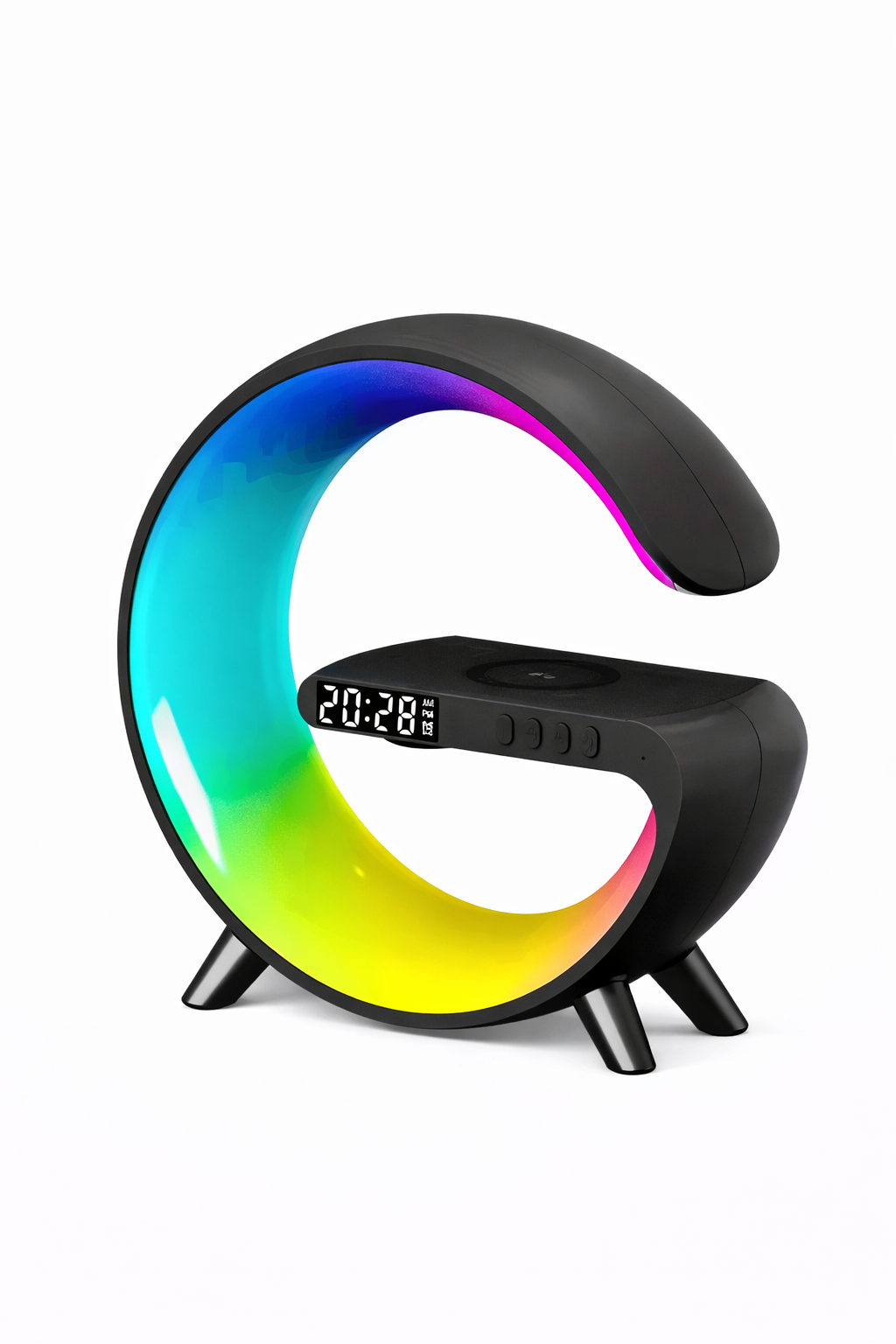 Bluetooth Speaker & Wireless Charging - RGB Sunrise Alarm Clock