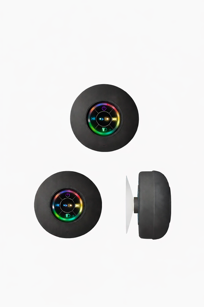 Water Resistant Bathroom Speaker - Wireless with Suction Cup