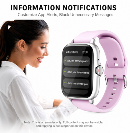 Smart Watch – 4.65cm Full Touch Screen | Call, Fitness & Notifications